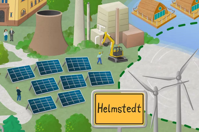 Erneuerbare Energie Helmstedt Illustration
